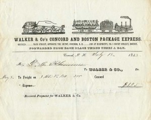 Walker and Co's Concord and Boston Package Express